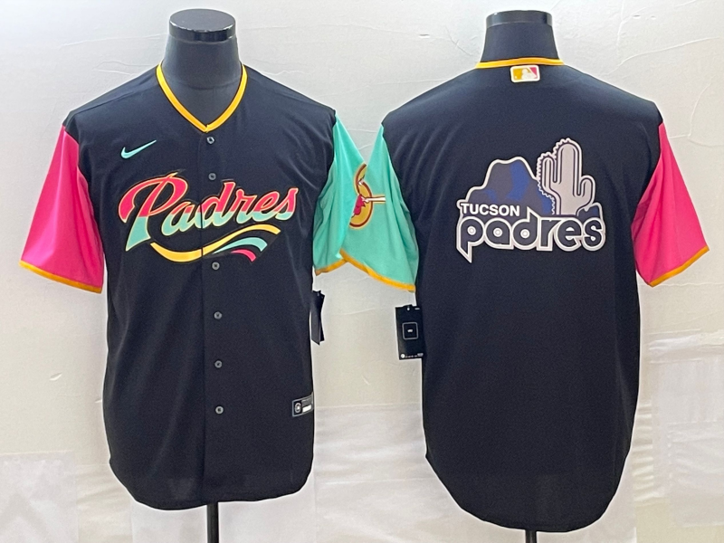 Men's San Diego Padres Black City Connect Team Jersey